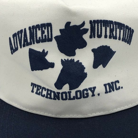 Advanced Nutrition Technology Inc Hat Cap Snapback White Skin Care Vitamins - Picture 2 of 6